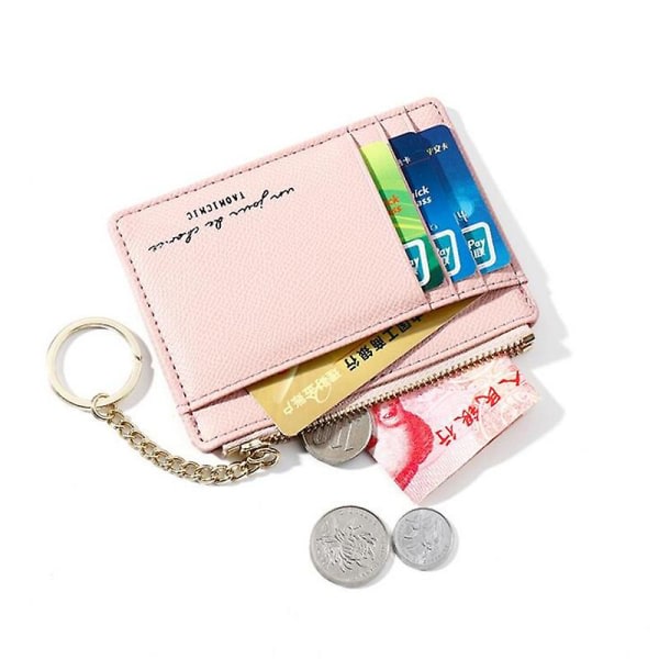 Mini avaimenperä pieni lompakko pinkki pink
