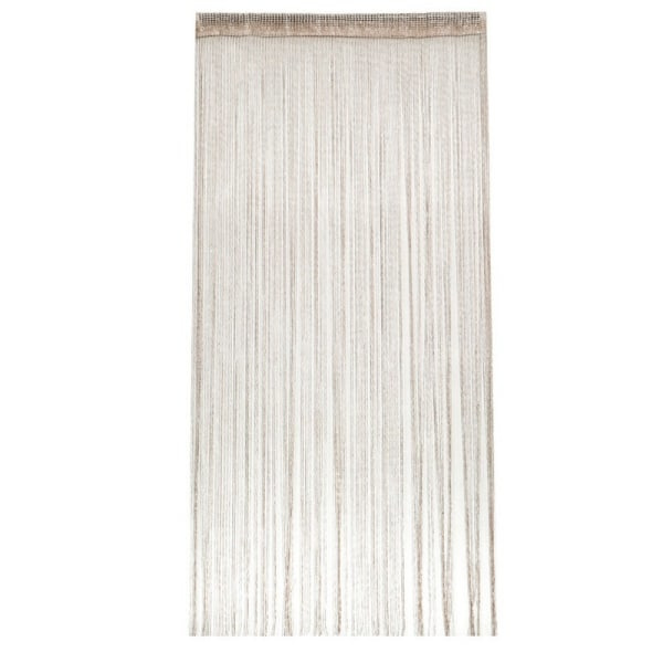 Hengende perleforheng Stringgardin Champagne