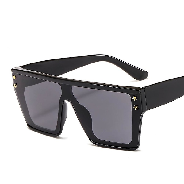 Solbriller Mode Solbriller Ét-stykke Solbriller Moderne Firkantede Par Solbriller C1 black frame