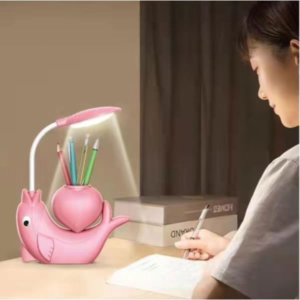 GroupM Cartoon Creative latausaseman lamppu Opiskelija-lasten LED-silmäpöytälamppu oppimispöytälamppu