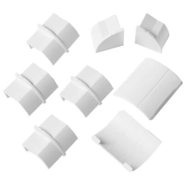 Adapterkit 22x22mm Hvid