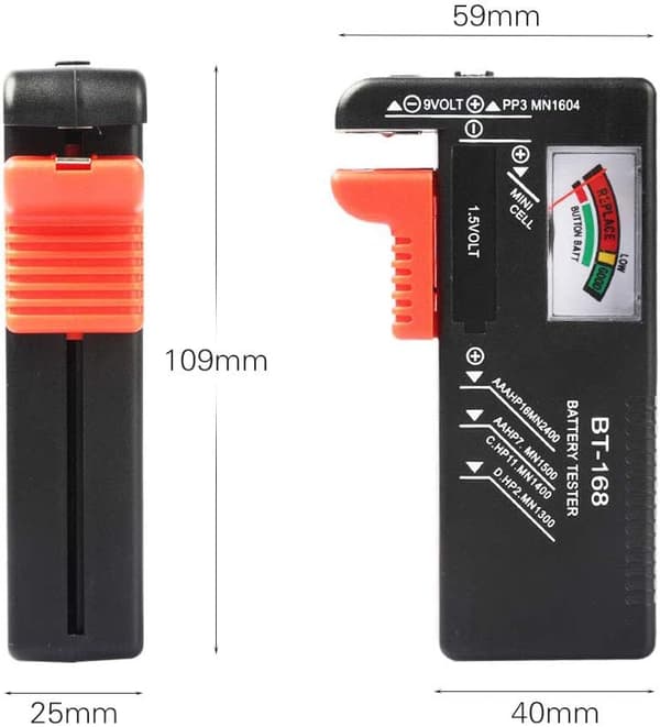 Batteritest, Universal Batterichecker til Knapceller