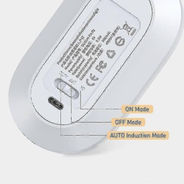 Bevægelsessensor Natlys Human Induktion Baggrundslys Magnetisk Led Lys Genopladelig Senge