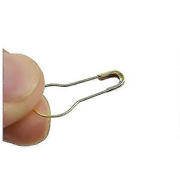1000 Pak Tøj Etiket Pins Pære Pin Metal Gourd Pin DIY Hjem Tilbehør Sikkerhedspins Pære Pin Gold B