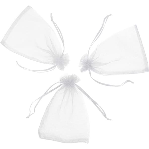 Organzapåsar 7x9 cm 50-pack Vit Vit