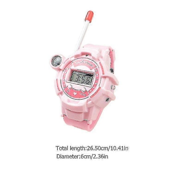 1 pari Lasten Walkie-Talkie-kelloja - ya Pink