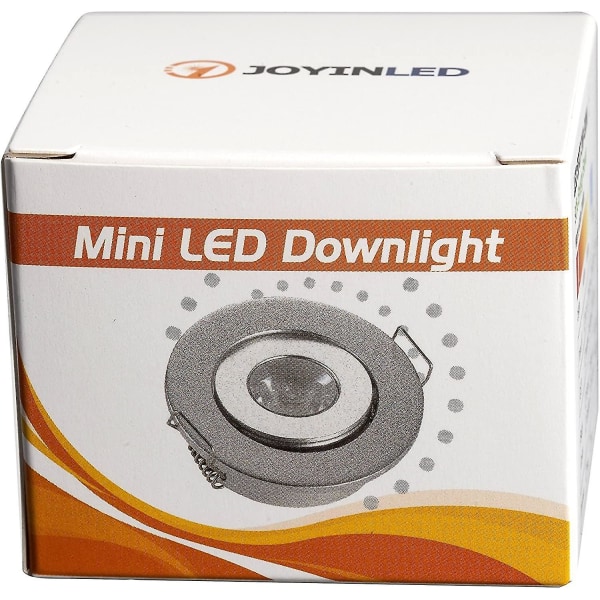 3w Små Led Downlights Forsænket Mini Justerbar Cob Cabinet Spot Lights Hul