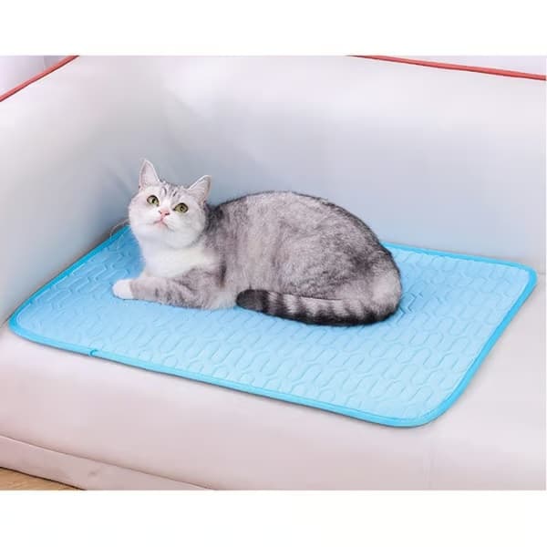 Selvkølende måtte til hund og kat - Åndbar, blød og maskinvaskbar, let og holdbart design, perfekt pink S