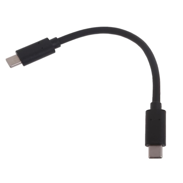 1-pak 100W USB-C til USB-C kabel Type C til Type C opladningsledning 15cm/30cm Straight head 15cm