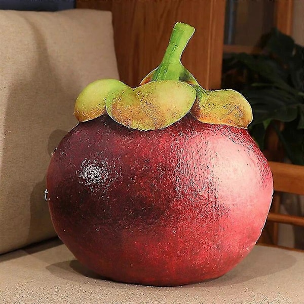 35-55 cm Eläväiset Hedelmäpehmolelut Simuloitu Omena Vesimeloni Mlemon Lychee Ango Mansikka Ananas Durian Täytetty Tyyny Mangosteen  A 35-55cm