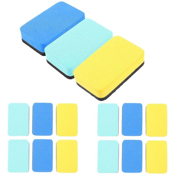 15 st Återanvändbara Whiteboardtorkar Whiteboard Rengöringsverktyg Klassrum Whiteboard Erasers
