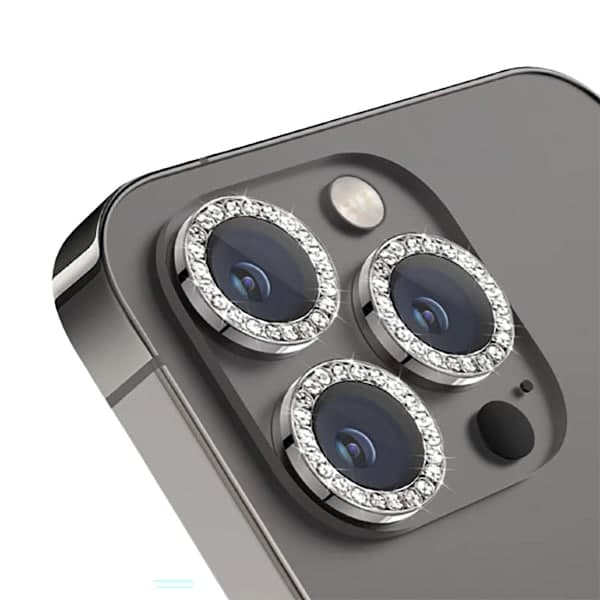 Kamerabeskyttelse 3-pak Grå iPhone 14 Pro/14 Pro Max Grå