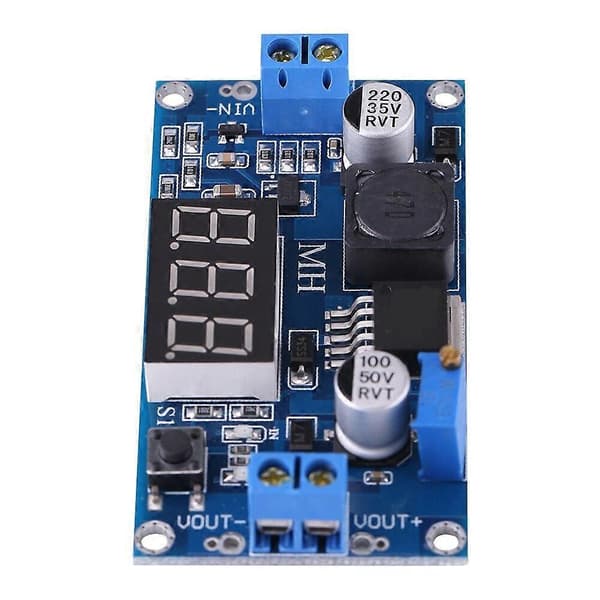 DC Buck Converter LM2596 DC DC Strømmodul LED Display Strømforsyning Justerbar