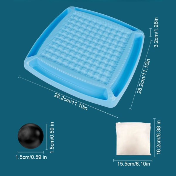 Magnetiskt Schackset, Magnetiskt Set, Bärbart Schackbräde Pe Magnetic induction chessB 3PCS