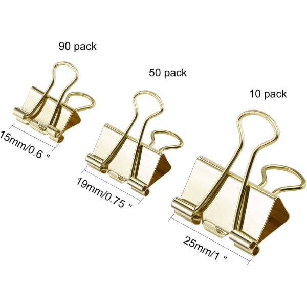 150 paperiliitäjää Paperiliitäjät Erikoot (Kulta)