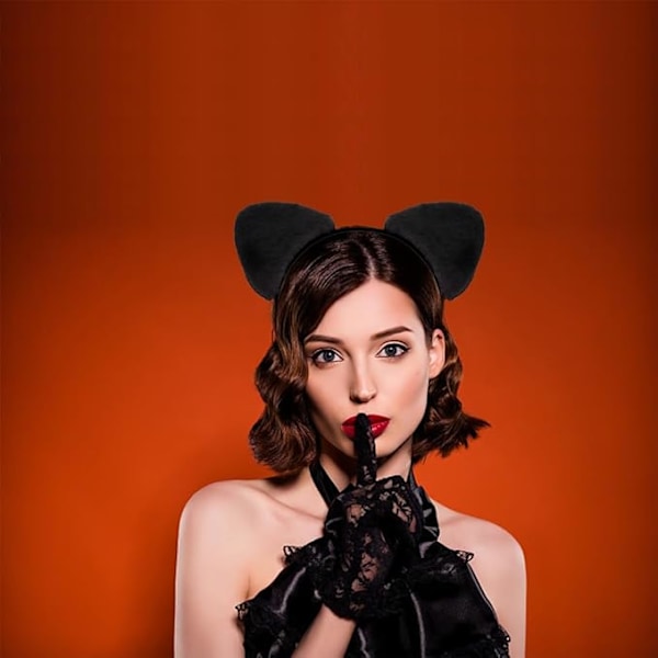 Kissan korva -panta, Alice Cat Hair Hoops eläinten panta Muotipanta Sopii naamiaisiin, Halloweeniin