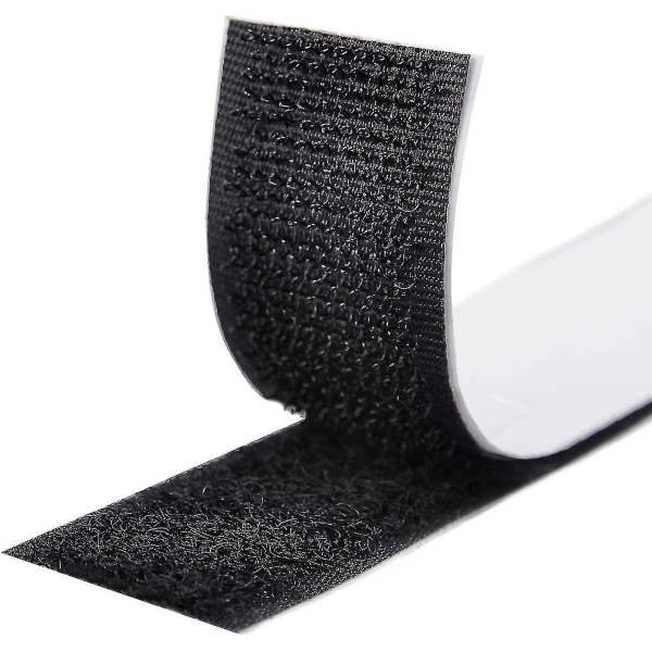 Velcro Tape Selvklæbende 10m Ekstra stærk, dobbeltsidet klæbende med velcro 20mm bred