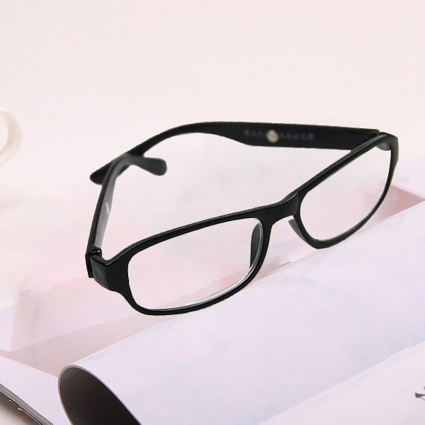 Læsebriller +4,5 +5,0 +5,5 +6,0 grader Optisk linse briller Eyewear -xx-yuyu Black 4.5