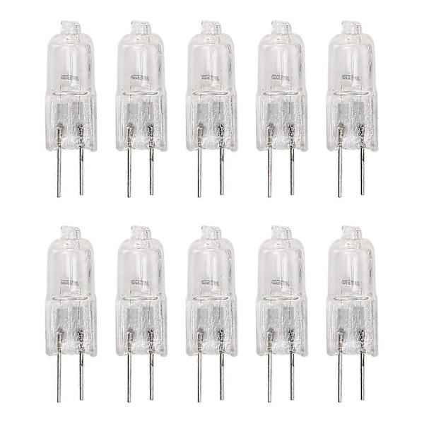 10 st G4 Halogenlampor 10W Varmvit