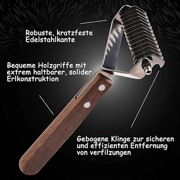 Coat King Trimmer för hundar, otroligt effektiv, med 14 skärblad, perfekt för terrier