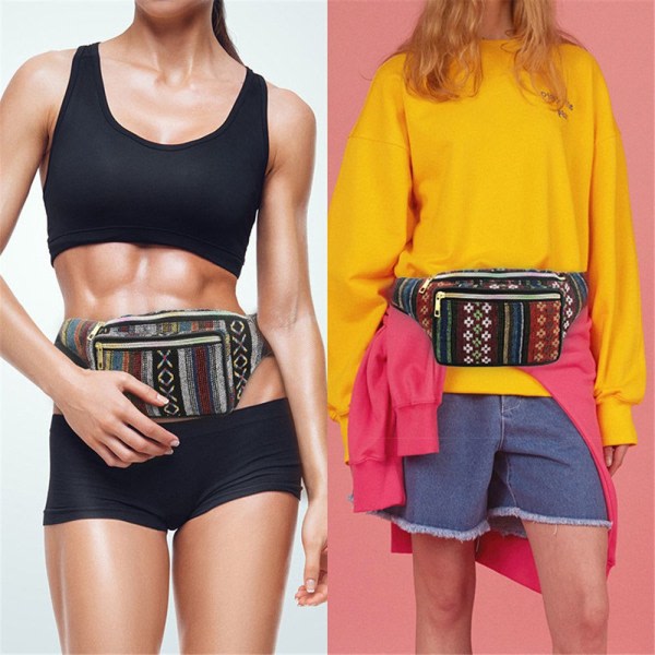 Boho Fanny Pack Rintapussi Vyötärölaukku