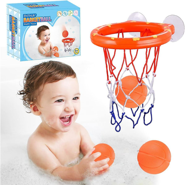Morsomme badeleker for basketballbøyle og baller for gutter og jenter Barne- og småbarn Badeleker Gavesett 3 baller inkludert