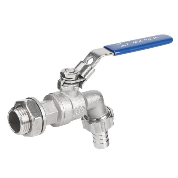 Rustfrit stålslange 1/2 tommer hanehane kugleventil svejsfri skot TNP 13mm pig