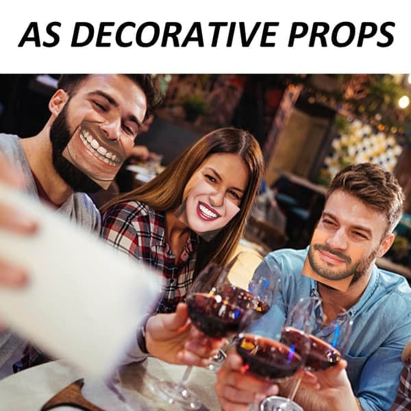 10 Stykker Ansigtsmaske og Coasters Samling Ansigts Krus Pad Papir Tekstur