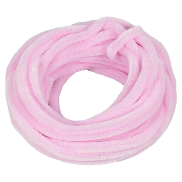 10MM 12M Putsauslanka Värikäs Pitkä Nukkapintainen DIY Taidekäsityö Joustava Esiopetus Lasten Chenille Varsi Opettavat Lelut Lahja KAESI Light Pink