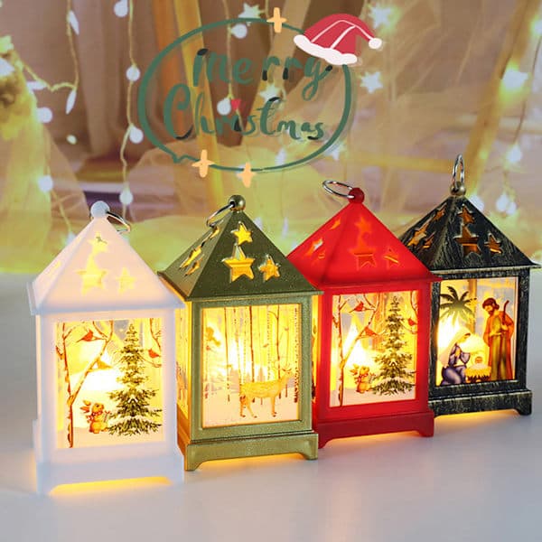Julemand LED Lys Ornament til Natbrug Lille