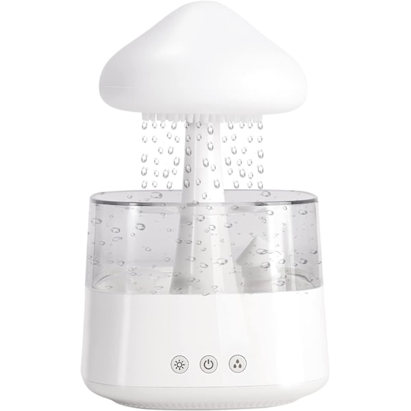 Night Light Cloud Rain Humidifier with LED Light Micro Aromatherapy Diffuser, Sleep Relaxation Mood Water Drop Sound Gift