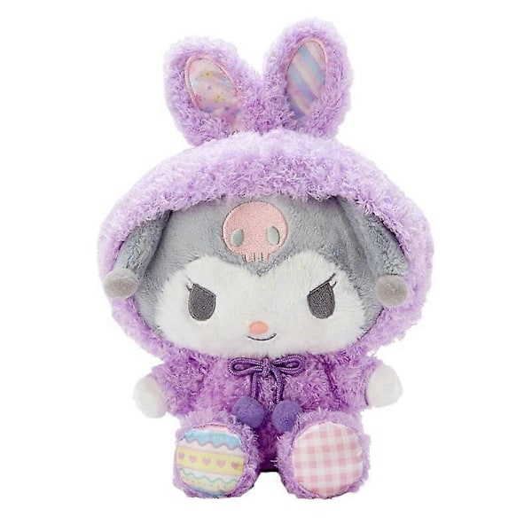 10-15cm Sanrio Plysch Gosedjur Tecknad Anime Figur Kuromi My Melody Cinnamoroll Söta Dockor Baby Födelsedagspresenter Kawaii Dekor Pachacco 12cm9 CHINA