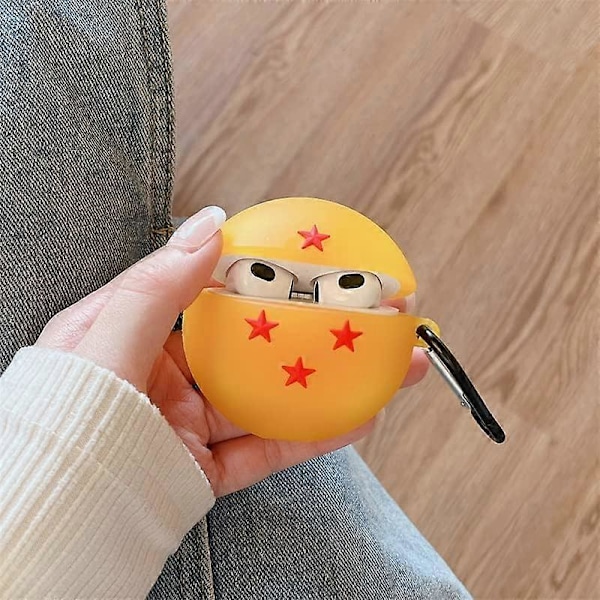 Passform designad för Airpods 3:e generationen 2021, Silikon Tecknad Söt Fodral Skyddande Stötsäkra Skal för Airpods 3 4Stars standard