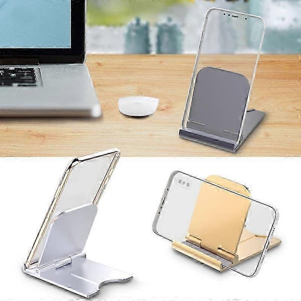 Sort Multifunktionel Universal Mobiltelefon & Tablet Bordstander med Lazy Justering og Multi-Hastigheds Support
