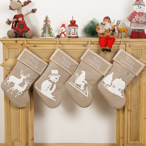 1 Modell Snögubbe Juldekoration Tillbehör Jultomte Hängande