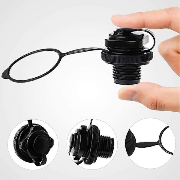 2 st Kayak Intex Uppblåsbar Båt Ersättning Envägs Uppblåsning Båt Spiral Luftpluggar