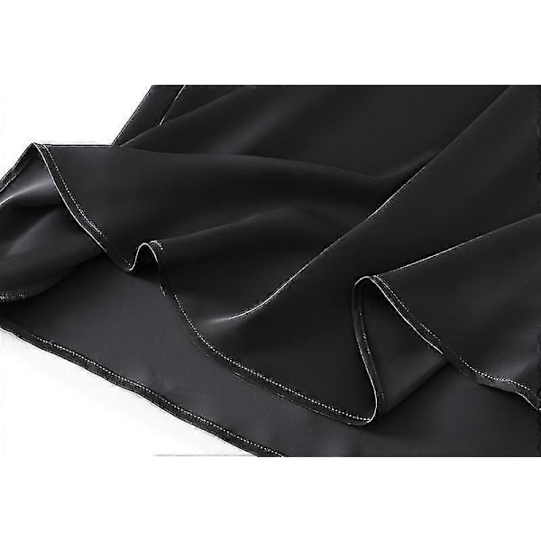 Sateng Midi Skjørt Høy Midje Lange Skjørt For Kvinner SSBgv Dark Grey M