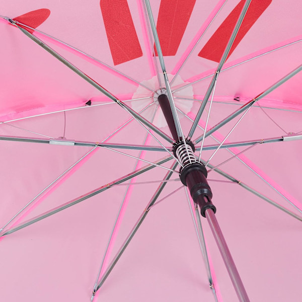 Barnparaply, 3D-kattdesign, för flickor, Ø 78 cm, Nyhet Regnskydd, Litet Parasol, Utomhus, Rosa