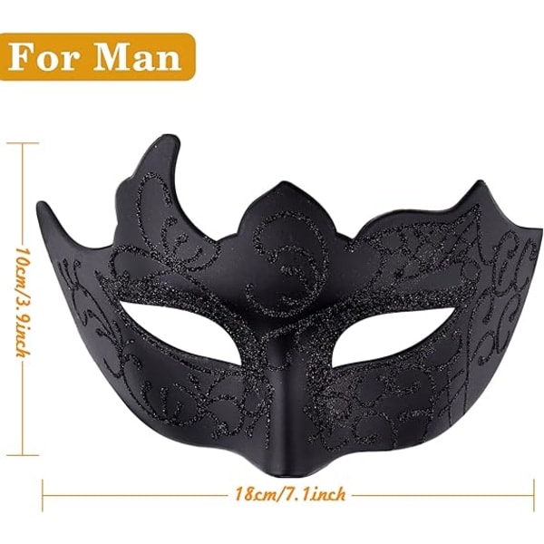 Par par venetiansk maske maske kvinne blonder venetiansk maske for kvinne mann maskerade fest