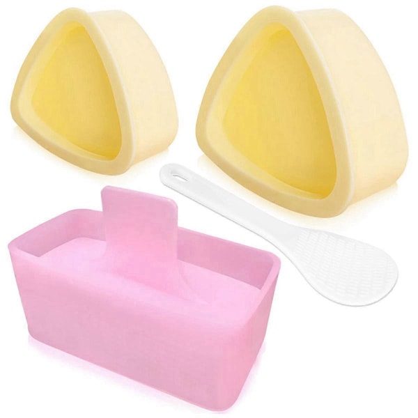 Onigiri Form, 3-pack Risform Musubi Maker Kit, Maker Press, Klassisk Triangel Risboll Maker Sushi Form