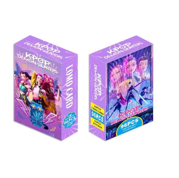 96 K-Pop Devil Hunter Anime Dobbeltsidet Lomo Kort