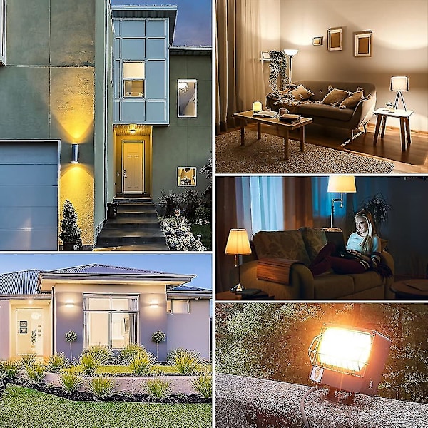 100w 118mm R7s Dimbar Halogen Pære Varmt Hvit 2800k R7s Lineær 1500lm Spotlight Ac220-240v(5stk)