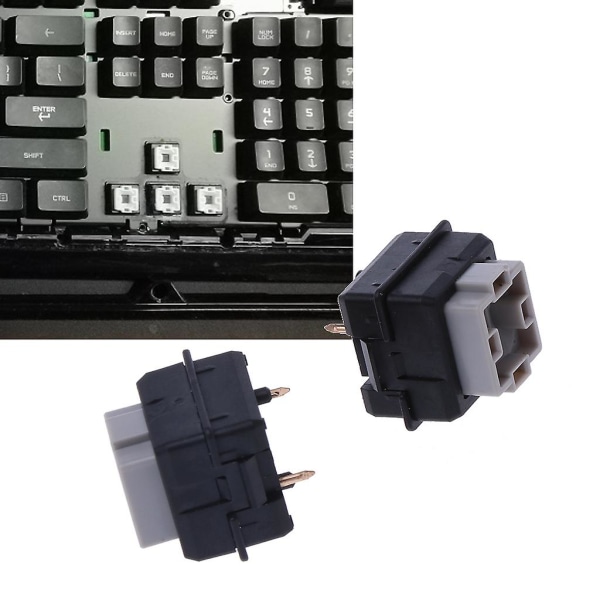 2 stk Romer-g Switch Omron Axis til Logitech G512 G910 G810 K840 G413 Pro Keyboard