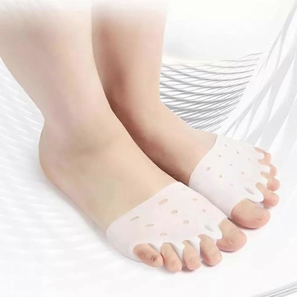 4 kpl Hyggear silikonivarvaserottimia, Hyggear silikonivarvaserottimet naisille White