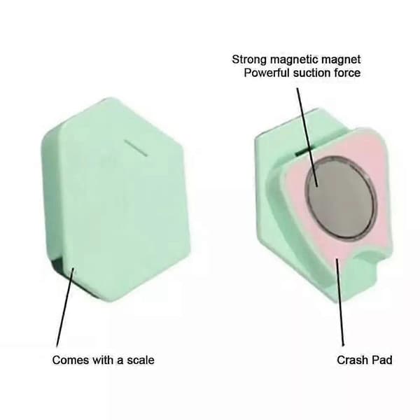 Magnetisk Sömsguide för Symaskin, Polygonal Sömsguide Fållvikare Green