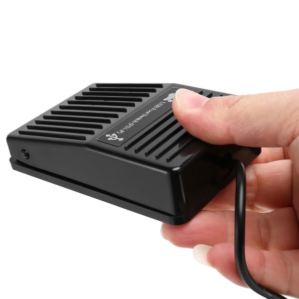 USB fotpedalbryter Kontrolltastatur Action For PC Dataspill Ny fotpedal USB Hid Pedal Svart