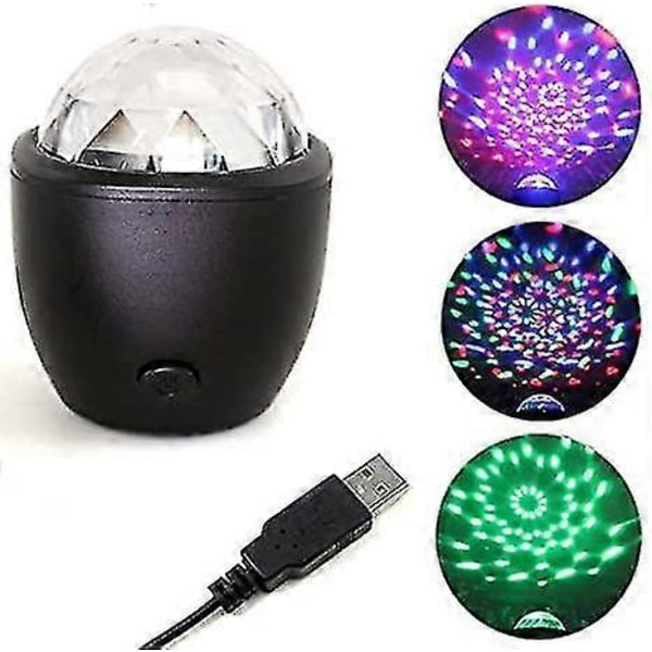 Discolys Festlys DJ-belysning Diskokuglelys Mini Festlys Stroboskoplampe Scene Par Lys Mini Disco DJ-scenelys