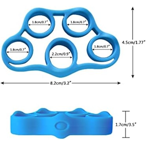 Handgreppsstärkare (3-pack), underarmsövning handstärkare fingersträckarband