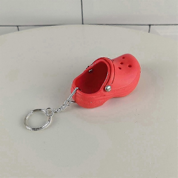 Mini Crocs -sandaaliketjun riipus avaimenperä avaimenpidike hauska avaimenperä lahja Blue