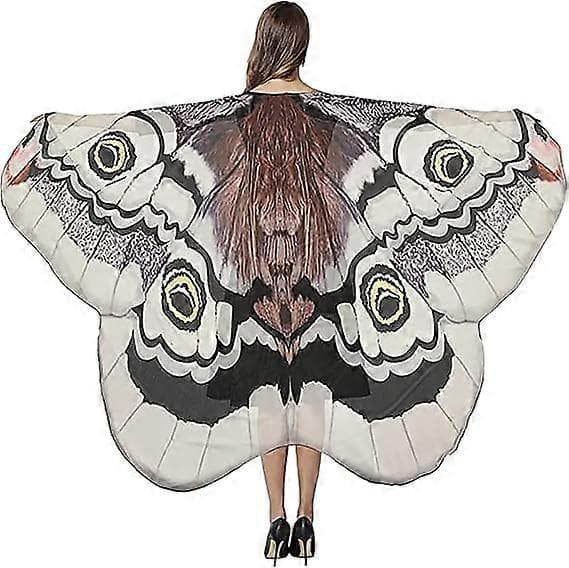 Halloween Fjärilsvingar Kostym för Kvinnor Grey